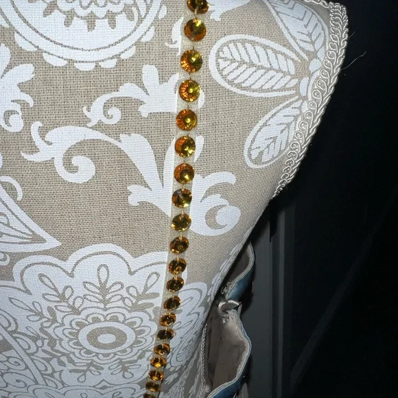 MUSANI GOLD COUTURE  Evening Prom Dress Gown - Picture 13 of 14